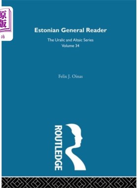 海外直订Estonian General Reader 爱沙尼亚普通读者