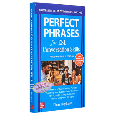 预售 Perfect Phrases for ESL: Conversation Skills, Premium Third Edition 英语对话技巧，高级第三版【中商原版】