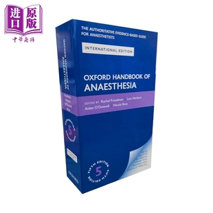 Freedman Handbook 中商原版 医学指南 英文原版 Rachel Anaesthesia Oxford 牛津麻醉手册
