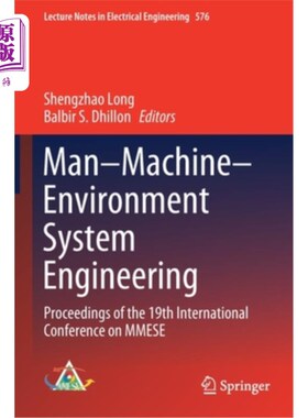海外直订Man-Machine-Environment System Engineering: Proceedings of the 19th Internationa 第19届人机环境系统工程国际会