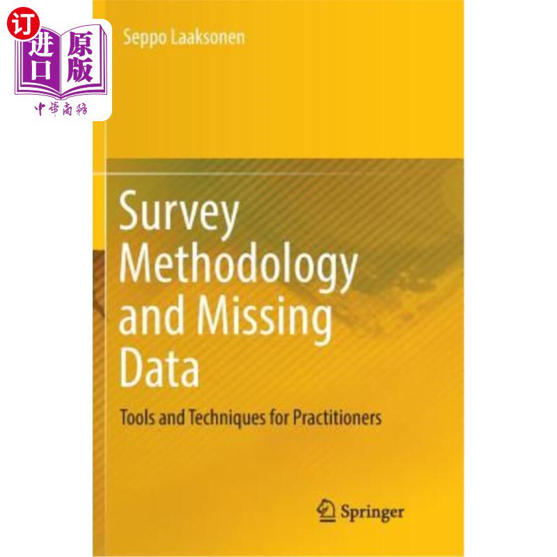 海外直订Survey Methodology and Missing Data: Tools and Techniques for Practitioners 调查方法和缺失数据:从业人员的