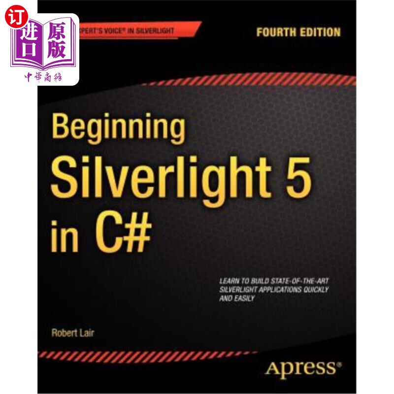 海外直订Beginning Silverlight 5 in C# 在c#中开始使用Silverlight 5