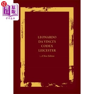 新版 列奥纳多·达·芬奇 Leicester Codex Editi... 莱斯特抄本 海外直订Leonardo New Vinci 套装