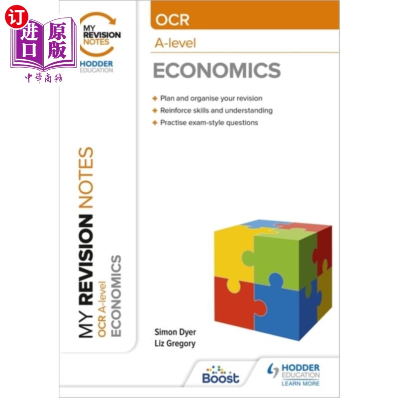 海外直订My Revision Notes: OCR A-level Economics 我的复习笔记:OCR A-level经济学