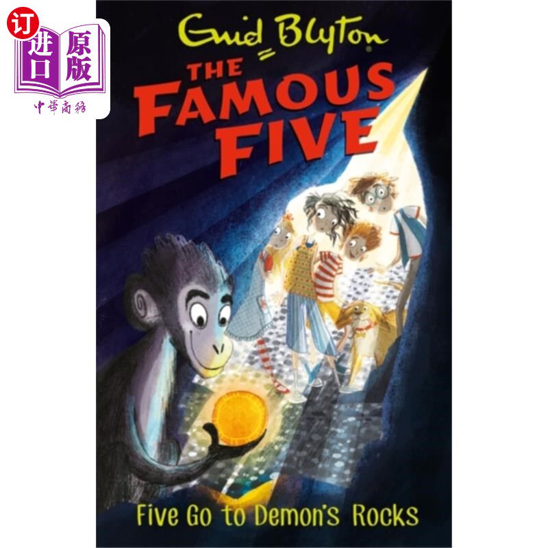 海外直订Famous Five: Five Go To Demon's Rocks 著名的五个人:五个人去恶魔的岩石