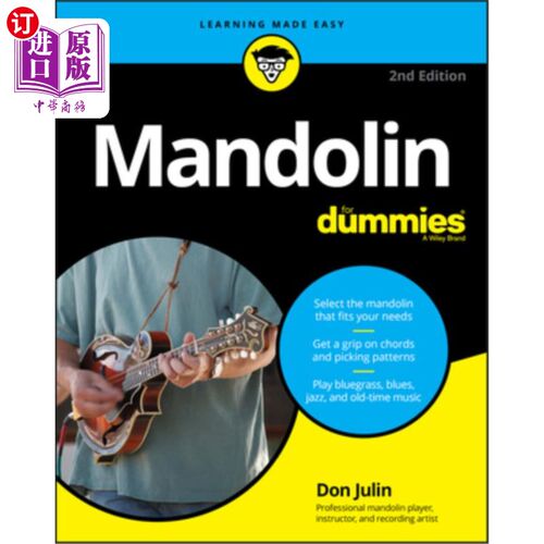 海外直订Mandolin for Dummies 曼陀林的假人
