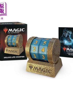 预售 万智牌 官方豪华计数器及迷你插图书 Magic The Gathering Deluxe Life Counter 英文原版 Jay Annelli【中商原版】