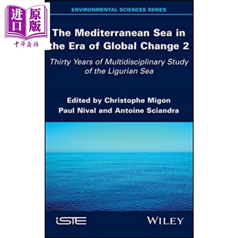 现货 全球变化时代的地中海2 利古里亚海多学科研究30年The Mediterranean Sea In The Era Of Global Change2英文原版Christophe