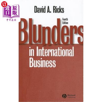 海外直订Blunders in International Business 国际商务中的失误