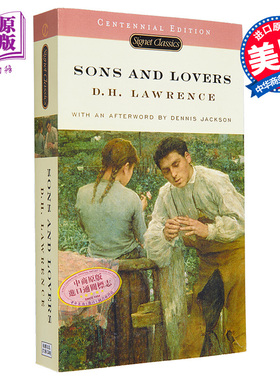 预售 【中商原版】儿子与情人 英文原版 Sons And Lovers 劳伦斯百年纪念版 Signet Classics