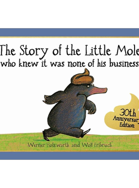 Story of the Little Mole who knew it was none of his business是谁嗯嗯在我的头上 英文原版进口儿童绘本故事【中商原版?