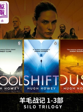 预售 羊毛战记 三部曲 1-3部 Silo Trilogy 科幻小说神作 英文原版 Hugh Howey 休 豪伊 导演雷德利斯科特同名美剧原著【中商原版