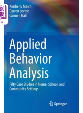 海外直订Applied Behavior Analysis: Fifty Case Studies in Home, School, and Community Set 应用行为分析:家庭、学校和