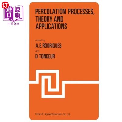 海外直订Percolation Processes: Theory and Applications: Theory and Applications 渗流过程:理论与应用:理论与应用