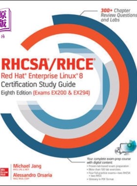 海外直订RHCSA Red Hat Enterprise Linux 9 Certification Study Guide, Eighth Edition (Exam RHCSA/RHCE Red