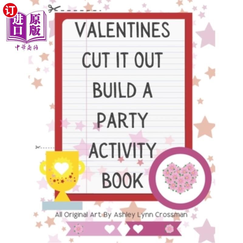 海外直订Valentines Cut It Out Build A Party Activity Book 制作一本聚会活动手册