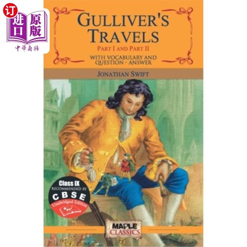 海外直订Gulliver's Travels Part I and Part II 《格列佛游记》首部分和第二部分