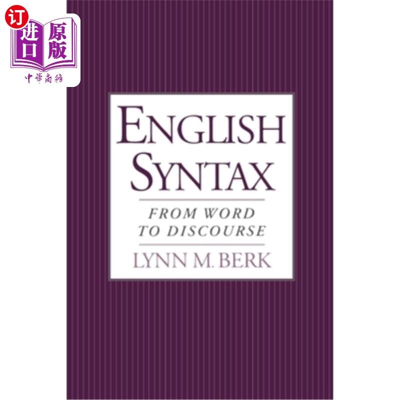 海外直订English Syntax: From Word to Discourse 英语句法：从单词到语篇