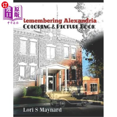 海外直订Remembering Alexandria: Coloring & Picture Book 记住亚历山大：色彩与图画书