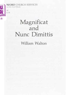 海外直订Magnificat and Nunc Dimittis 放大和缩小