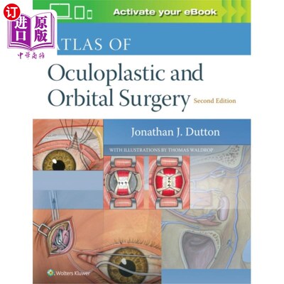 海外直订医药图书Atlas of Oculoplastic and Orbital Surgery 眼整形眶外科图谱