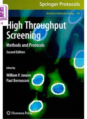 海外直订High Throughput Screening: Methods and Protocols 高通量筛选:方法和方案