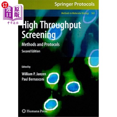 海外直订High Throughput Screening: Methods and Protocols 高通量筛选:方法和方案
