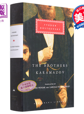 陀思妥耶夫斯基 卡拉马佐夫兄弟 英文原版 Everyman s Library Classics The Brothers Karamazov Fyodor Dostoevsky【中商原