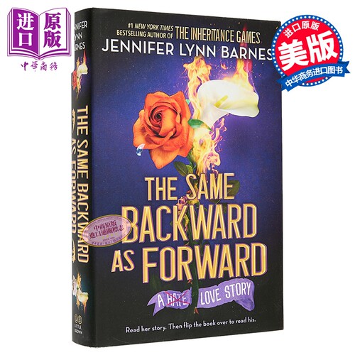 爱在往复 豪华限量版 继承者游戏作者 The Same Backward as Forward 英文原版 Jennifer Lynn Barnes【中商原版】