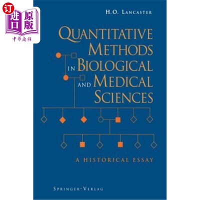海外直订Quantitative Methods in Biological and Medical Sciences: A Historical Essay 生物学和医学中的定量方法：一篇