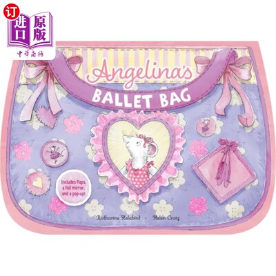 海外直订Angelina's Ballet Bag 安吉丽娜的芭蕾舞包