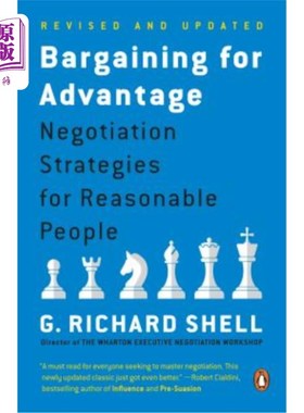 海外直订Bargaining for Advantage: Negotiation Strategies for Reasonable People 为优势讨价还价:理性人的谈判策略