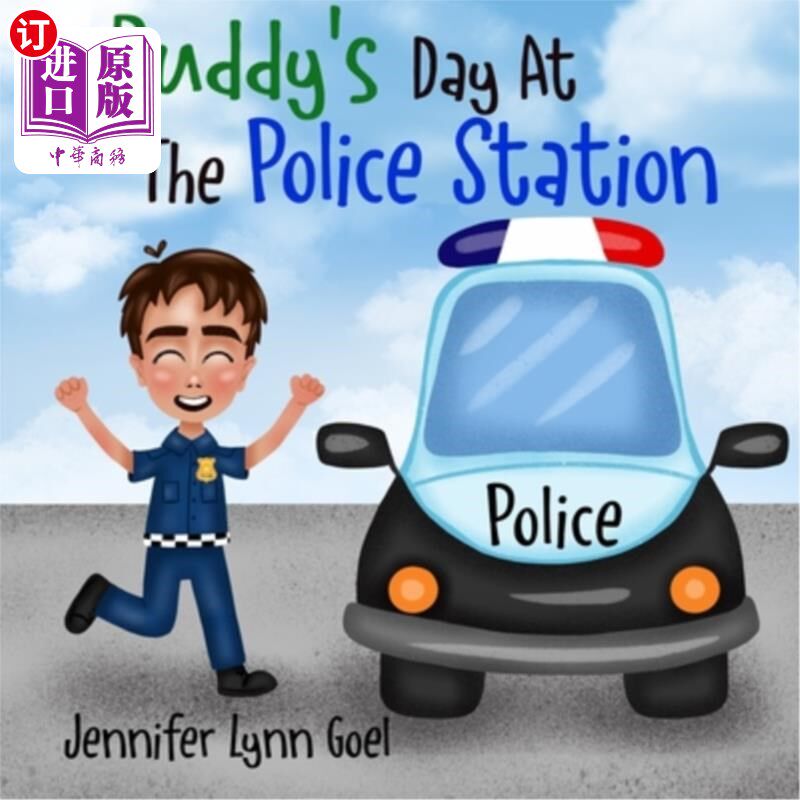 海外直订Buddy's Day At The Police Station 《巴迪在警察局的一天》