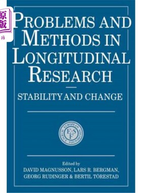 海外直订医药图书Problems and Methods in Longitudinal Research: Stability and Change 纵向研究的问题与方法:稳定性与变化