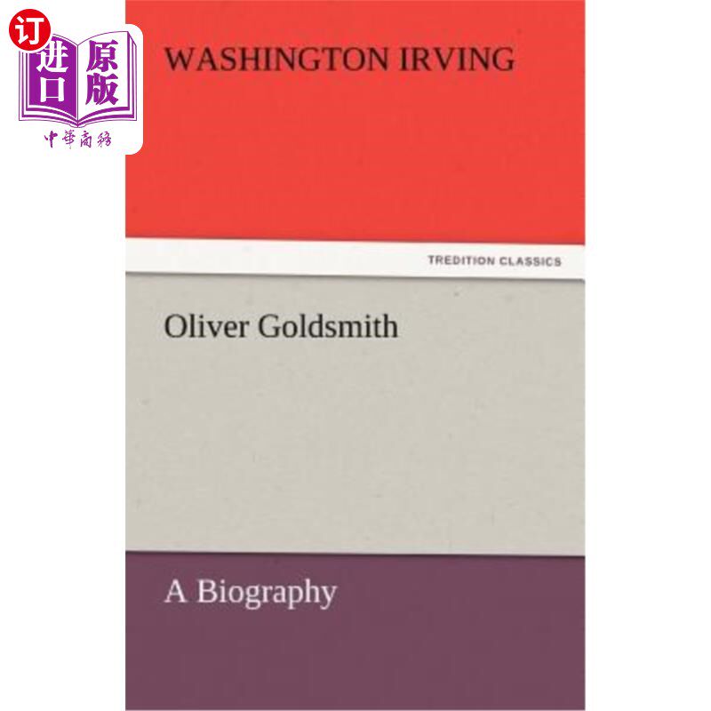 海外直订Oliver Goldsmith 奥利弗·戈德史密斯