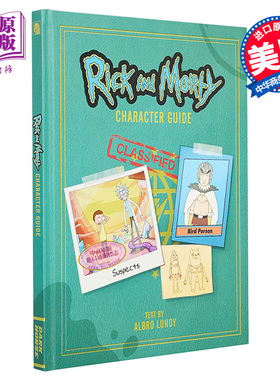 瑞克和莫蒂角色指南 Rick and Morty Character Guide 英文原版 Albro Lundy【中商原版】
