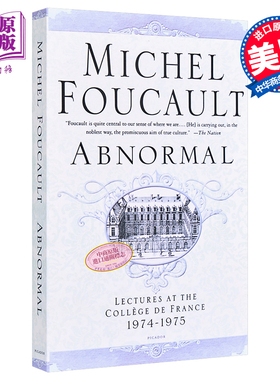 不正常的人: 法兰西学院演讲系列4：1974-1975 豆瓣阅读 英文原版 Abnormal Michel Foucault【中商原版】