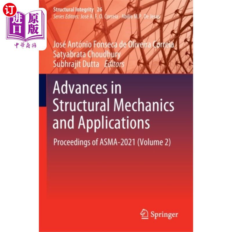 海外直订Advances in Structural Mechanics and Applications 结构力学及其应用进展