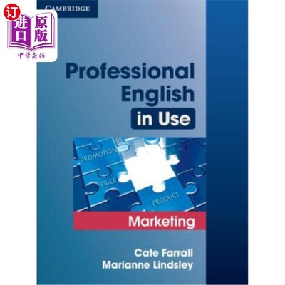 海外直订Professional English in Use Marketing with Answers 专业英语在用营销与解答