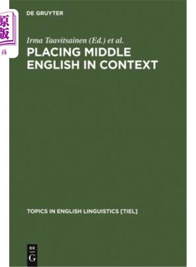 海外直订Placing Middle English in Context 将中古英语置于语境中