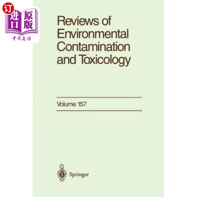 海外直订Reviews of Environmental Contamination and Toxicology: Continuation of Residue R 环境污染和毒理学评论：残留