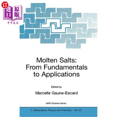 海外直订医药图书Molten Salts: From Fundamentals to Applications 熔盐:从基础到应用