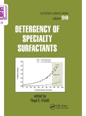 海外直订Detergency of Specialty Surfactants 特种表面活性剂的去污性