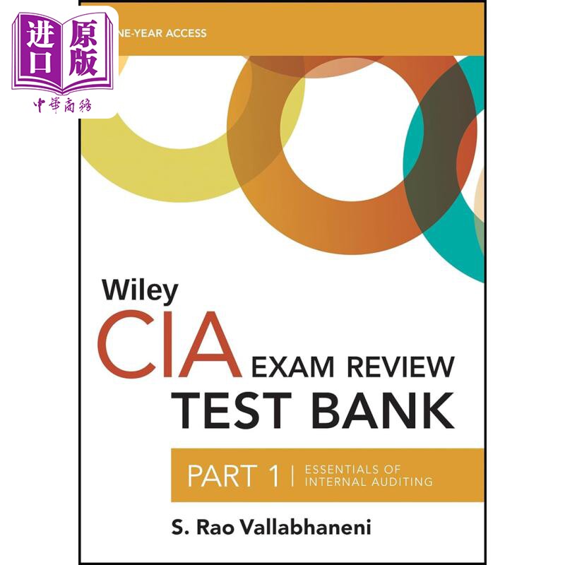预售 Wiley CIA2022题库 内部审计精要 英文原版 CIA 2022 Test Bank Essentials Of Internal Auditing 会计【中商原版】