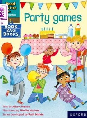 海外直订Read Write Inc. Phonics: Blue Set 6 Book Bag Boo... Read Write公司自然拼读:蓝色套装6书包7派对游戏