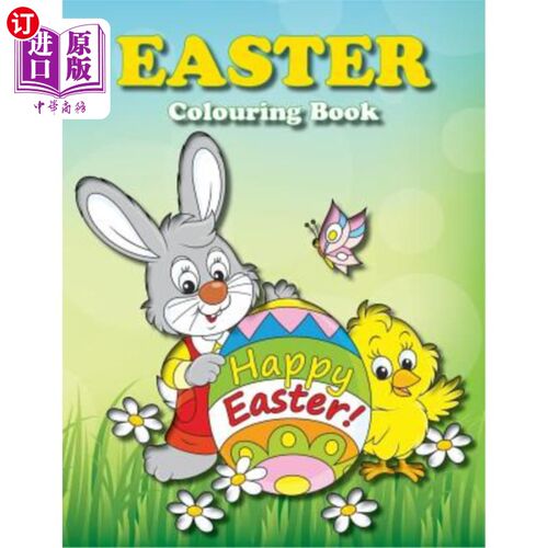海外直订Easter Colouring Book: Full of Fun Pictures! 复活节彩书：充满了有趣的图片！