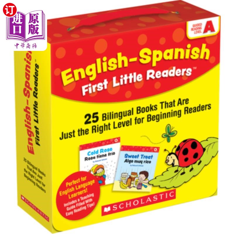 海外直订English-Spanish First Little Readers: Guided Reading Level a (Parent Pack): 25 B 英语-西班牙语初级小读者:a