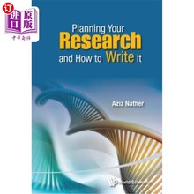 海外直订医药图书Planning Your Research and How to Write It 规划你的研究以及如何撰写