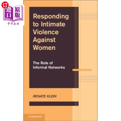 海外直订Responding to Intimate Violence against Women 应对针对妇女的亲密暴力