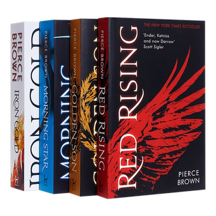 预售 皮尔斯布朗:火星崛起系列1-4套装 英文原版 Pierce Brown: Red Rising 科幻小说【中商原版】